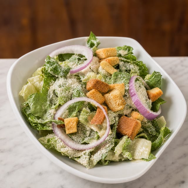 Full Caesar Salad.